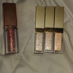 Stila liquid glitter and metal eyeshadows